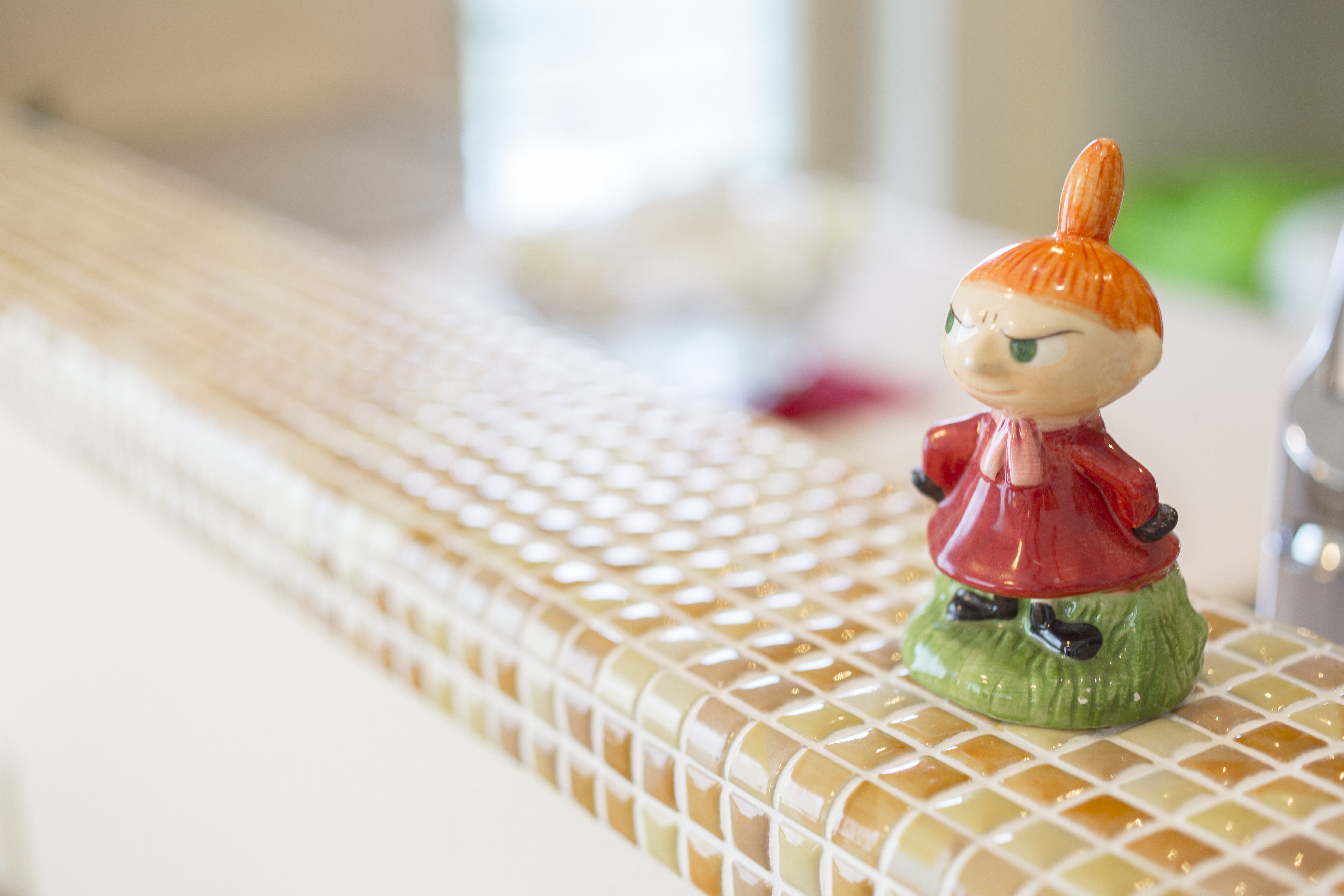 リビング笠木タイル 青山都市建設