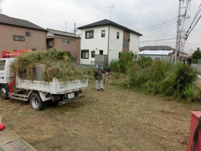 空き地の草刈り　管理