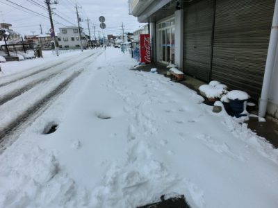 雪対策　我孫子市